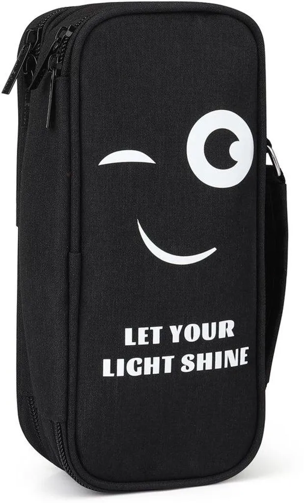 Grande trousse de rangement multi-compartiments pour fournitures d'école