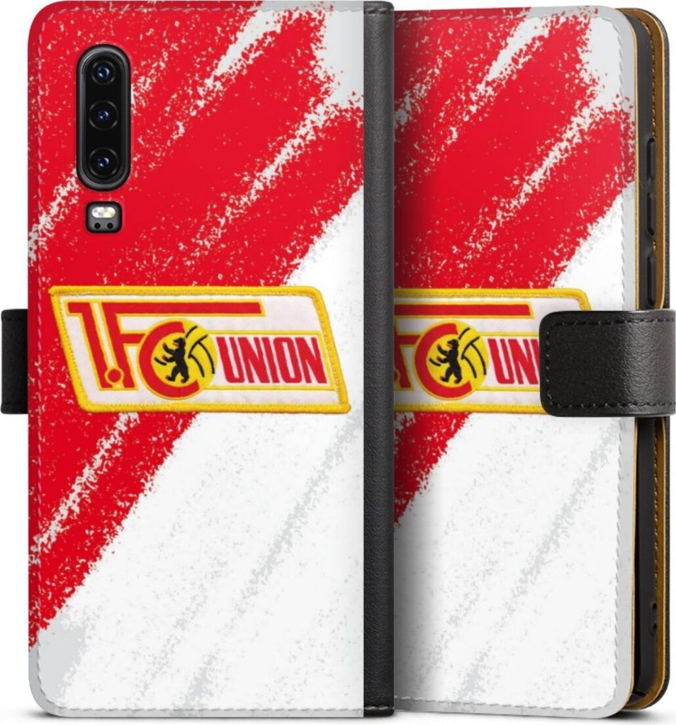 DeinDesign Klapphülle für Huawei P30 Handytasche Lederhülle Tasche 1. FC Union Berlin Logo Offizielles Lizenzprodukt