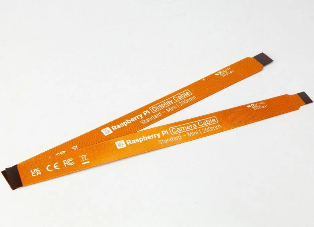 Câble Caméra Raspberry Pi Standard vers Mini CSI 200mm Flexible Noir