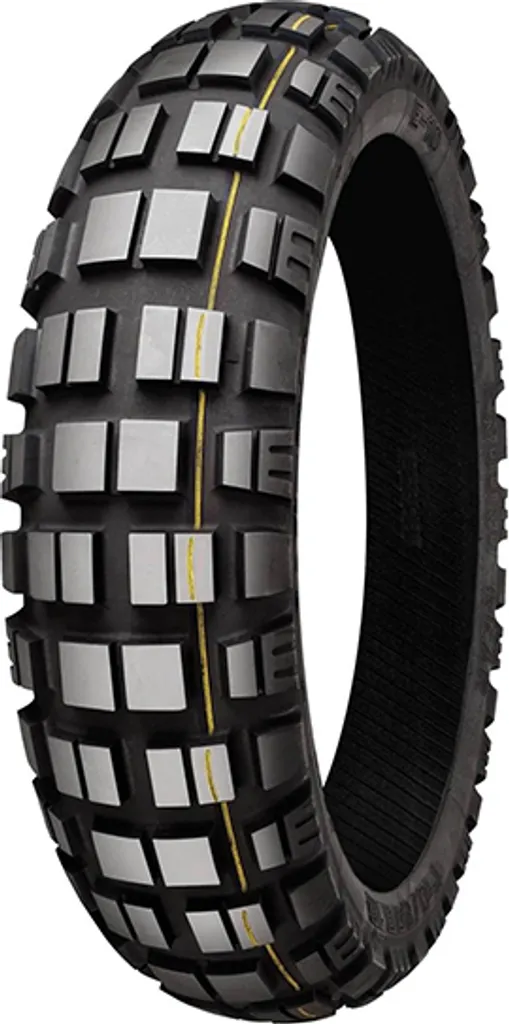 Pneu Mitas E-10 Dakar 110/80 B19 59T TL Front M+S à Bande Jaune