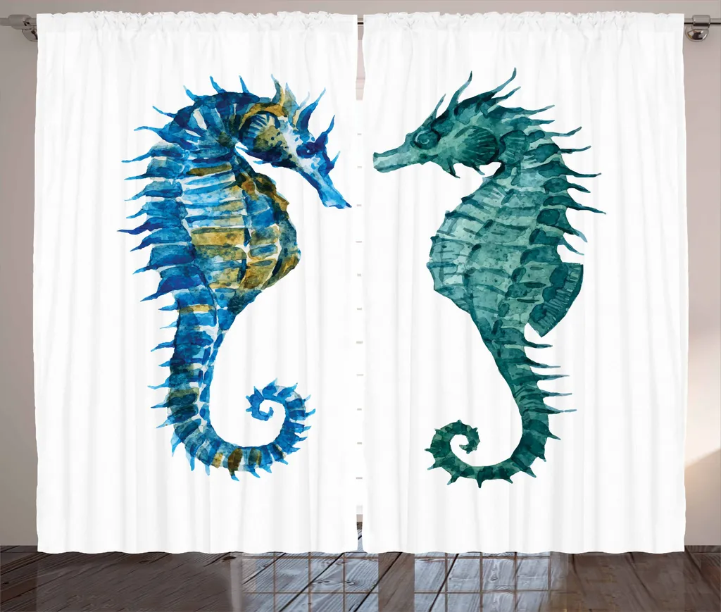 Tenda Seahorse ABAKUHAUS 280x175 cm - Stile Rustico Acquerello