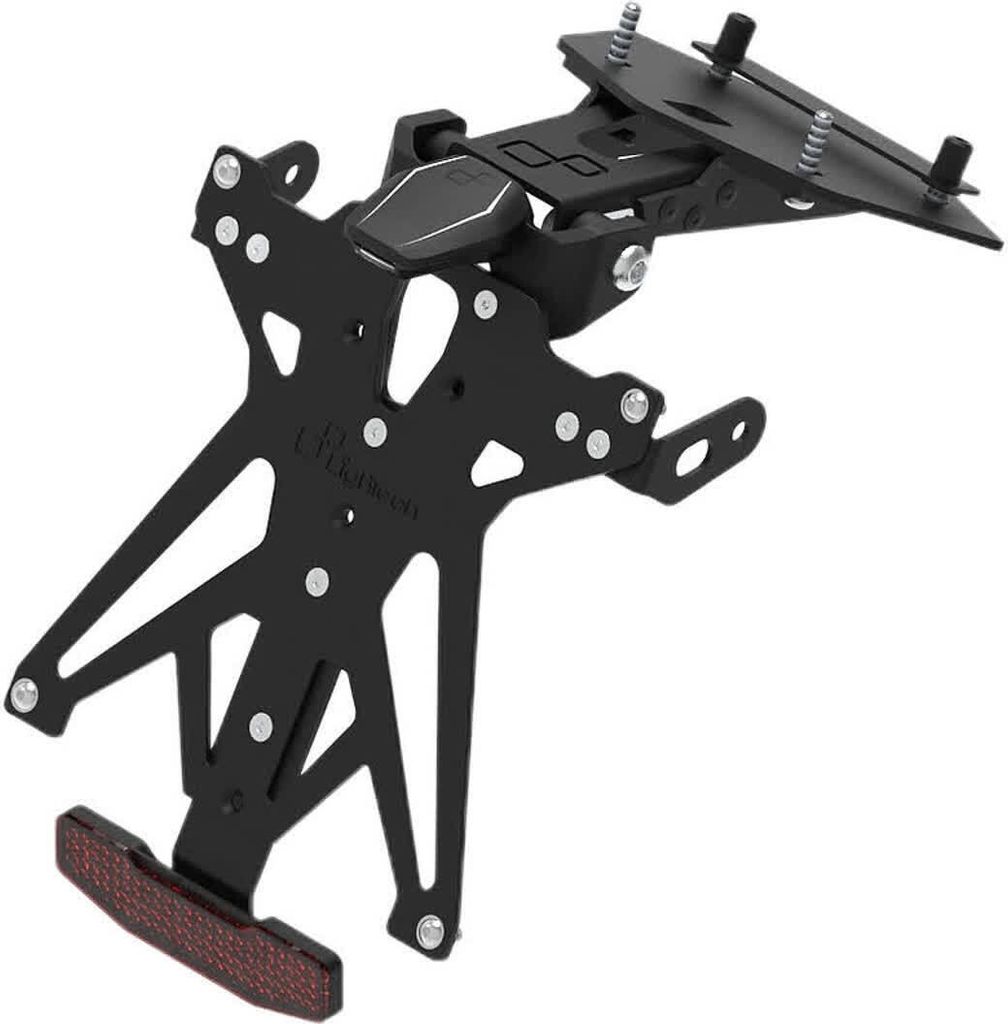 Lightech B2 Verstellbarer Kennzeichenhalter-Satz mit Licht und Reflektor