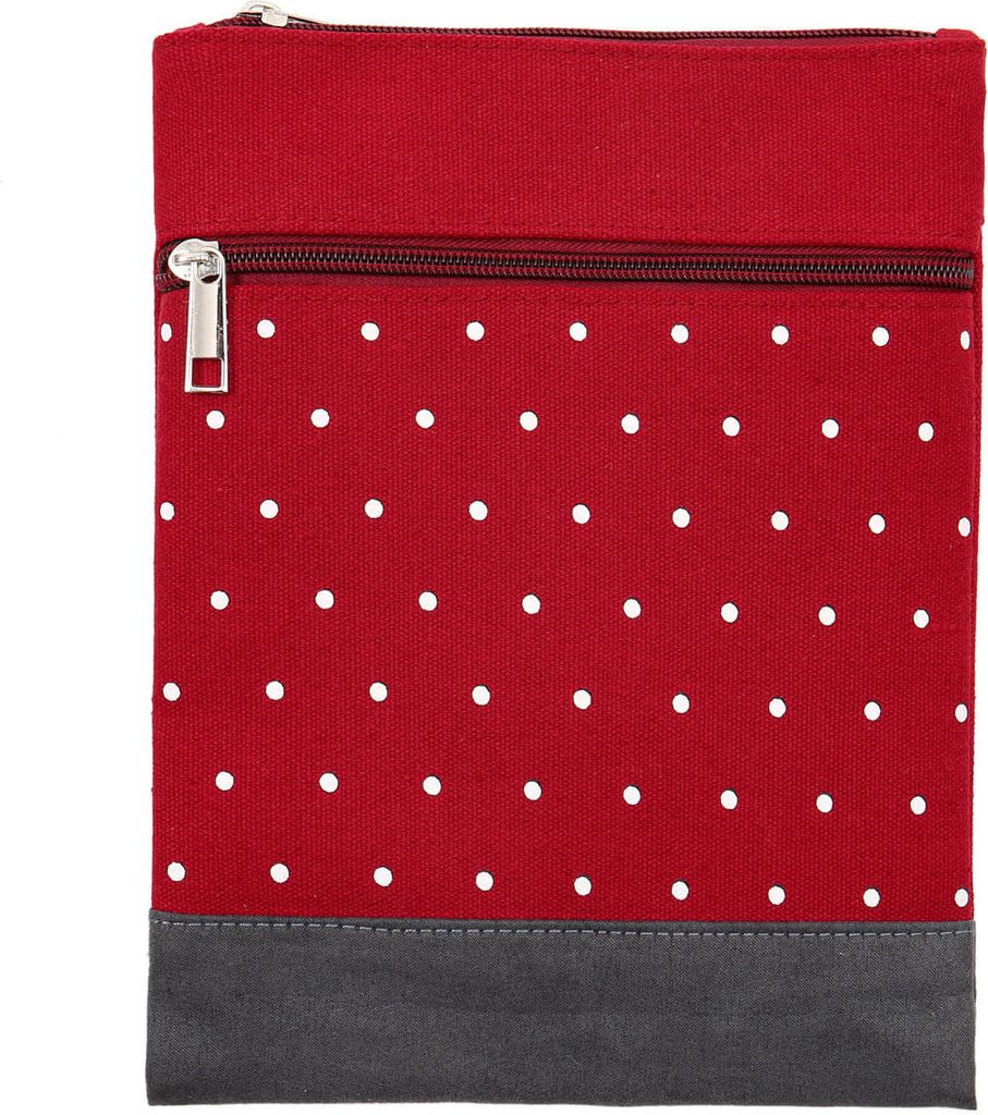 Leoberg Crossbag Tasche in verschiedenen Farben und Designs - Schultertasche aus Baumwolle in 302184-Rot-29