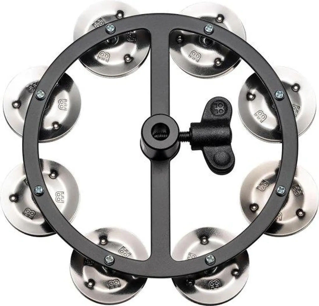 Accessoire de percussion cymbale charleston noire pour batterie pro