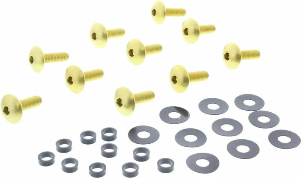 Vis aluminium M6 JMP 20mm or : résistance et légèreté pour carénage
