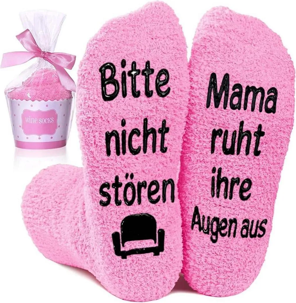 Calzini Antiscivolo Divertenti Mamma - Regalo Natale e Compleanno Originale
