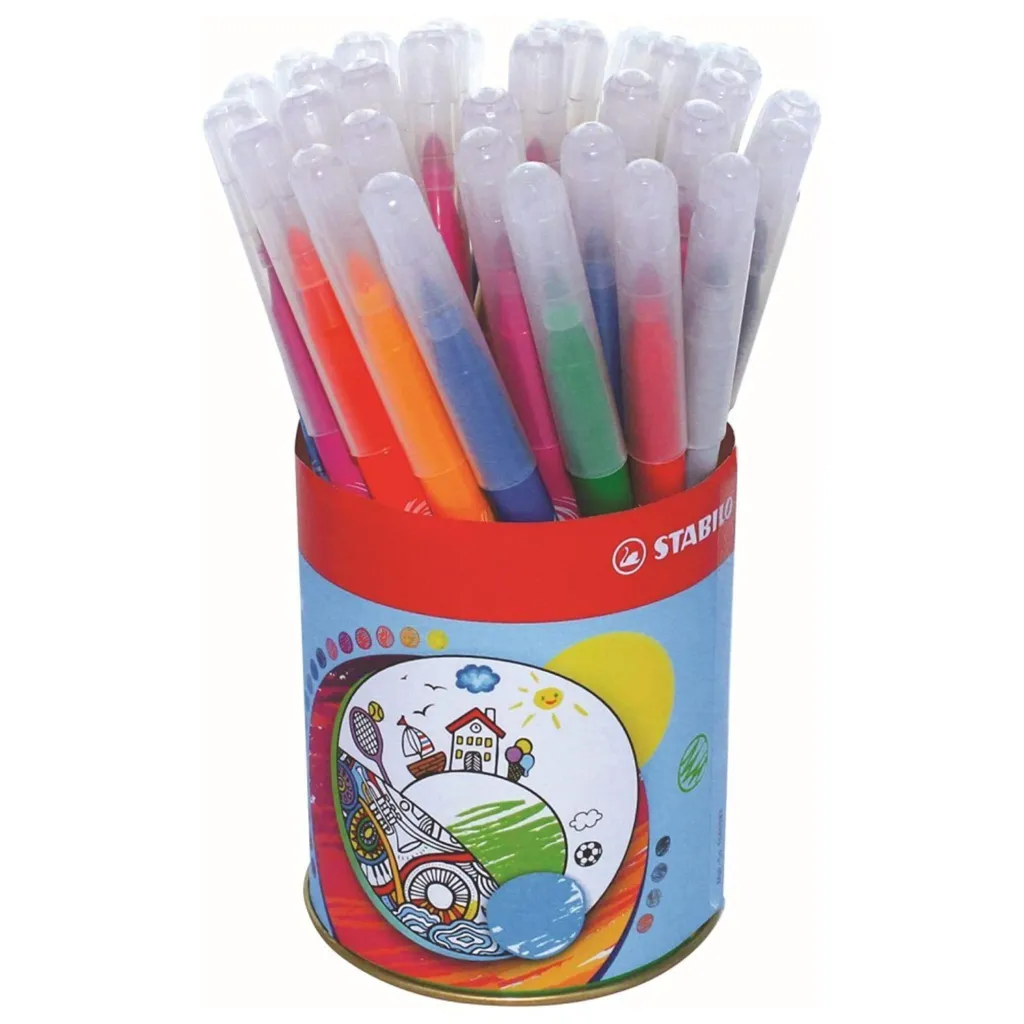 STABILO power max le feutre qui ne sèche pas boîte 24 pointe large