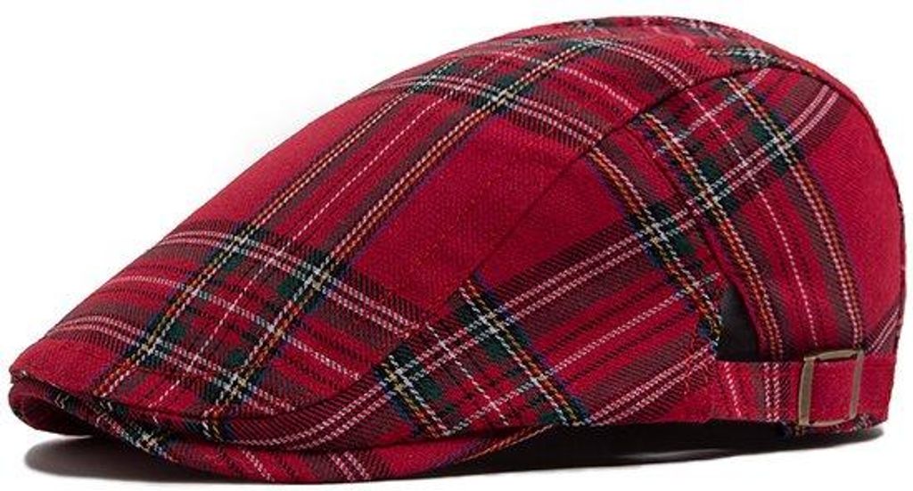 Farbige gerippte Retro-Herrenmütze, vielseitige britische Baseballmütze für Damen, Künstler-Sonnenhut, schmale Stil