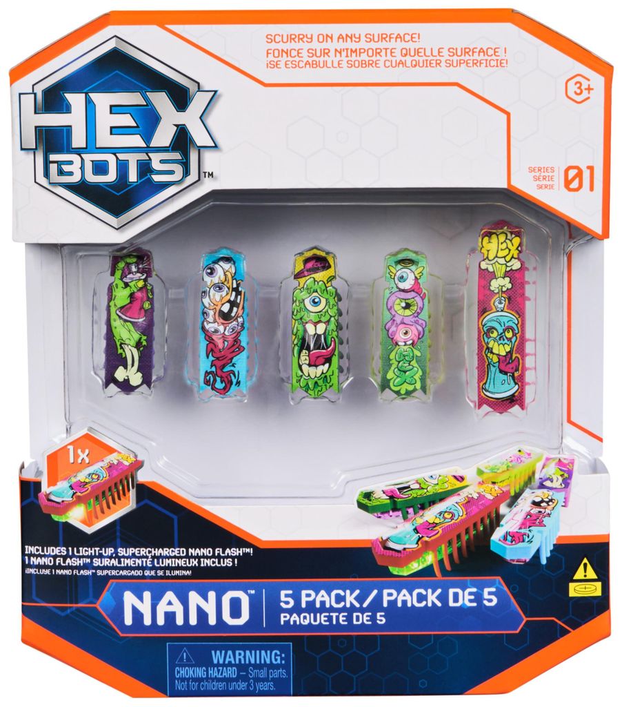 Hex Bots Nano conjunto de 5 pequeños insectos robóticos Imagen del producto 
