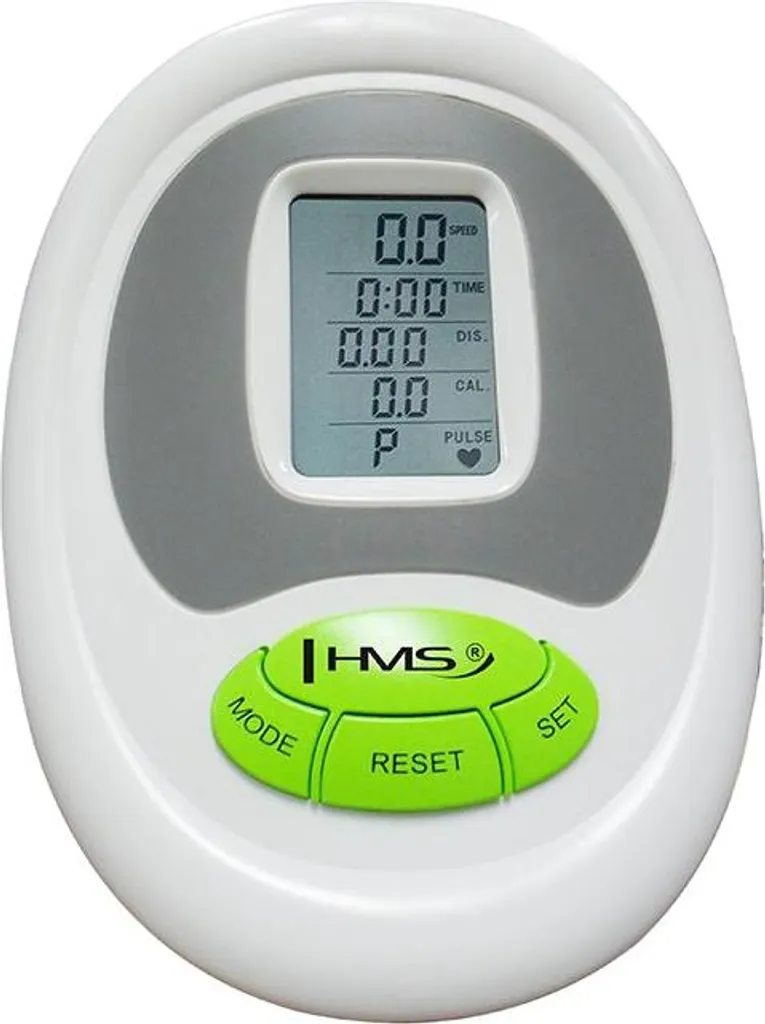 Vélo d'exercice magnétique allongé blanc et vert - Modèle Ergofit V2 - 8