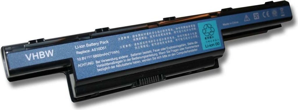 vhbw 1x Akku Ersatz für AS10D81, AS10D7E für Notebook (6600 Produktbild 
