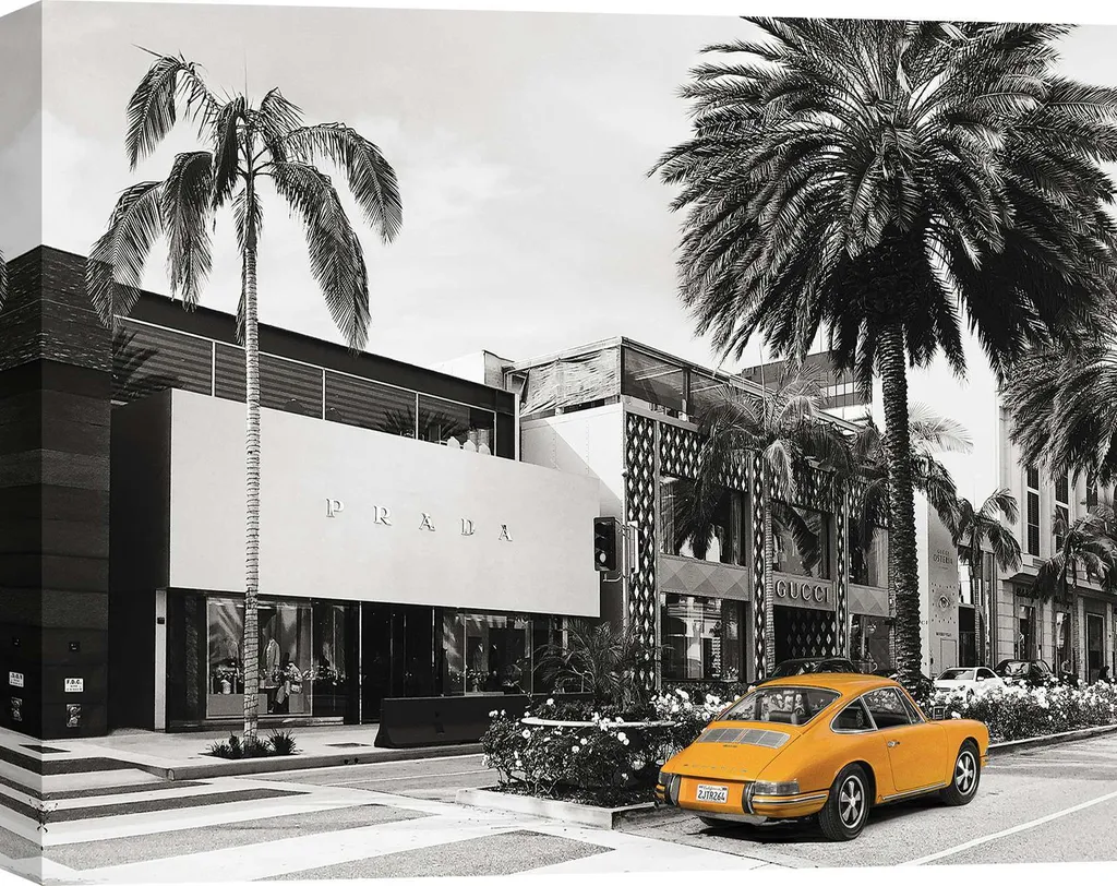 Décoration Salon Moderne Photo Mode Rodeo Drive Beverly Hills 80x60cm