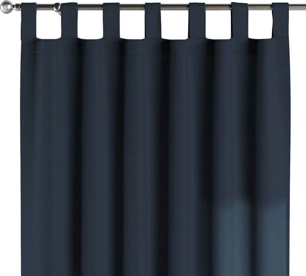 Dekoria Schlaufenschal, marinenblau, 130 x 245 cm