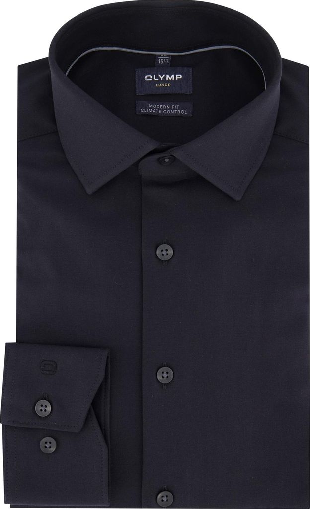 Olymp Luxor Modern Fit Businesshemd schwarz Produktbild 