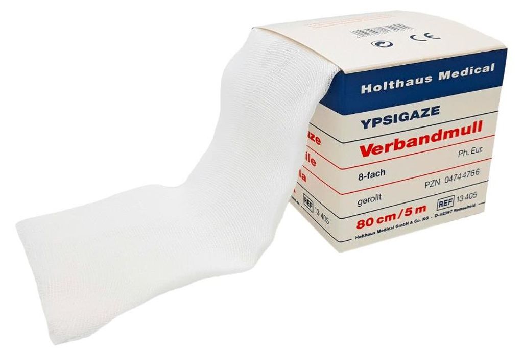 Holthaus Ypsigaze gaze, 100% coton - 80 cm x 5 m | Paquet Image du produit 
