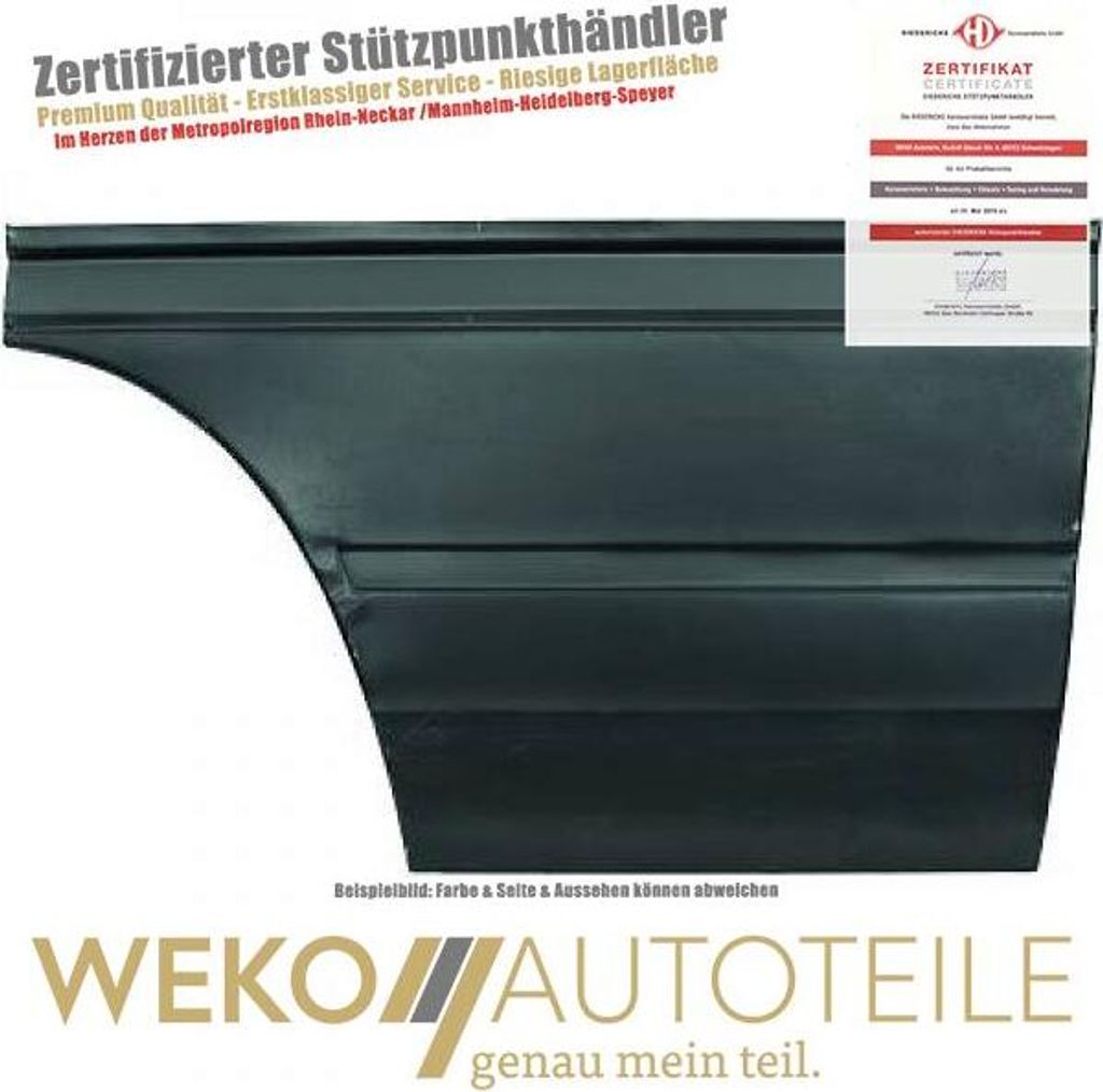 Tür Karosserie vorne rechts DIEDERICHS 9149024 für MERCEDES-BENZ VW