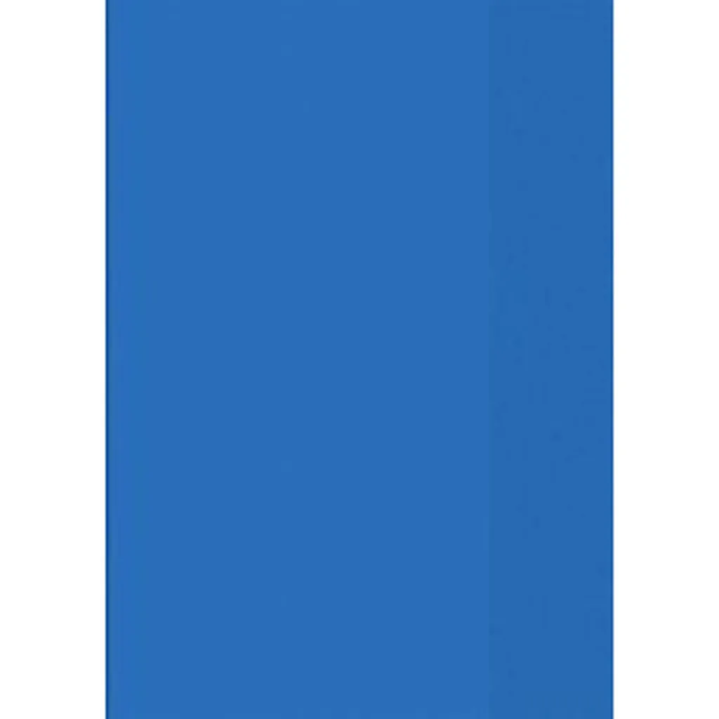 Chemise de rangement A5 bleue perforée pour classeurs et archives