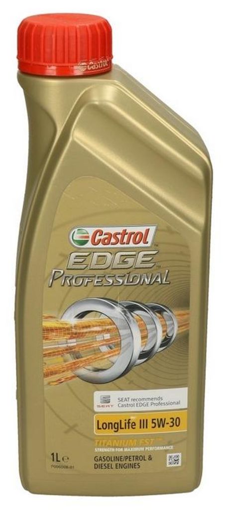 Castrol EDGE 157EA5 Professional Longlife III 5W-30 Engine Oil 1L  VW50400/VW50700 4008177155192