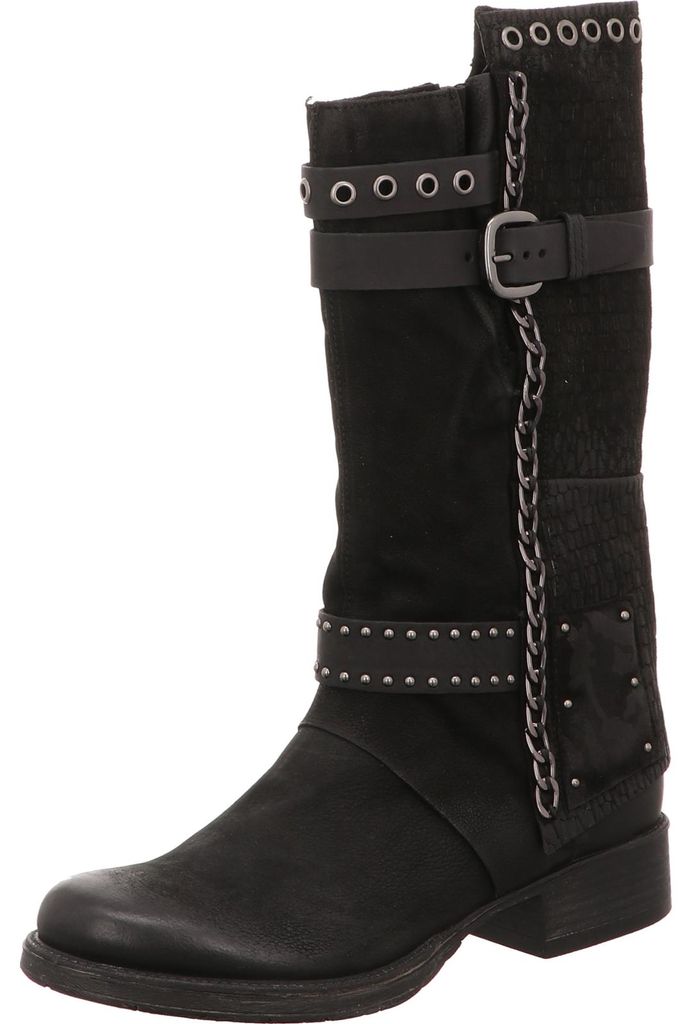 MJUS Stieflette mit Zipp in schwarz, Gr. 36