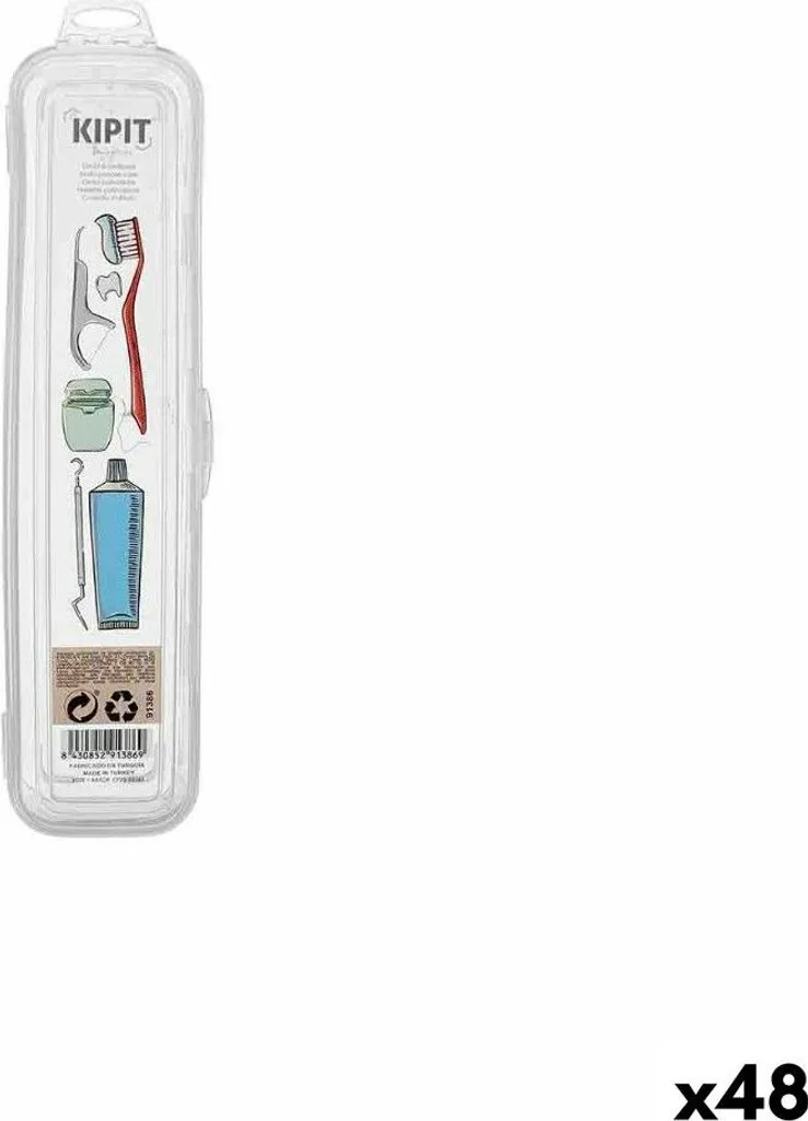 Étui Kipit 1 : Fini le Désordre, Hygiène Transparente en 48 Pièces
