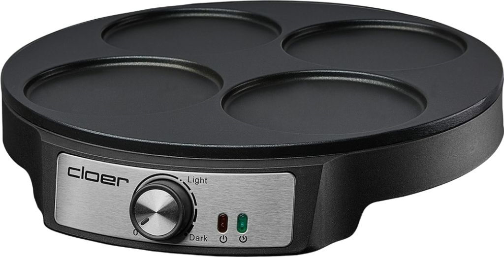 Cloer 6625 pancake maker küchengerät schwarz Produktbild 