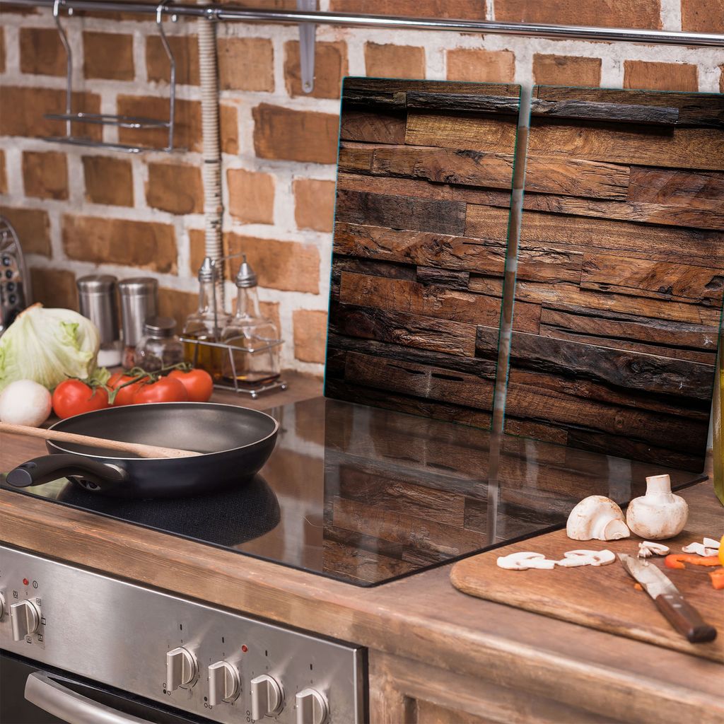 Luxus Ceranfeld Abdeckung Holz Bilder