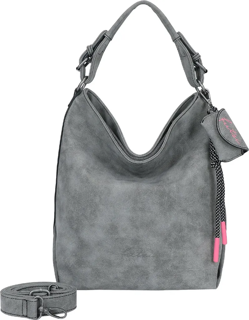 Borsa Bitzi01 Jive Fritzi aus Preußen Grigia - Look Hobo Contemporaneo