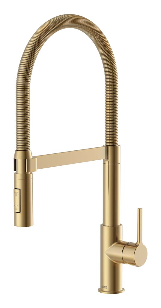 Lenz ALUNA Küchenarmatur Gold mit Pendelbrause, 2 Produktbild 