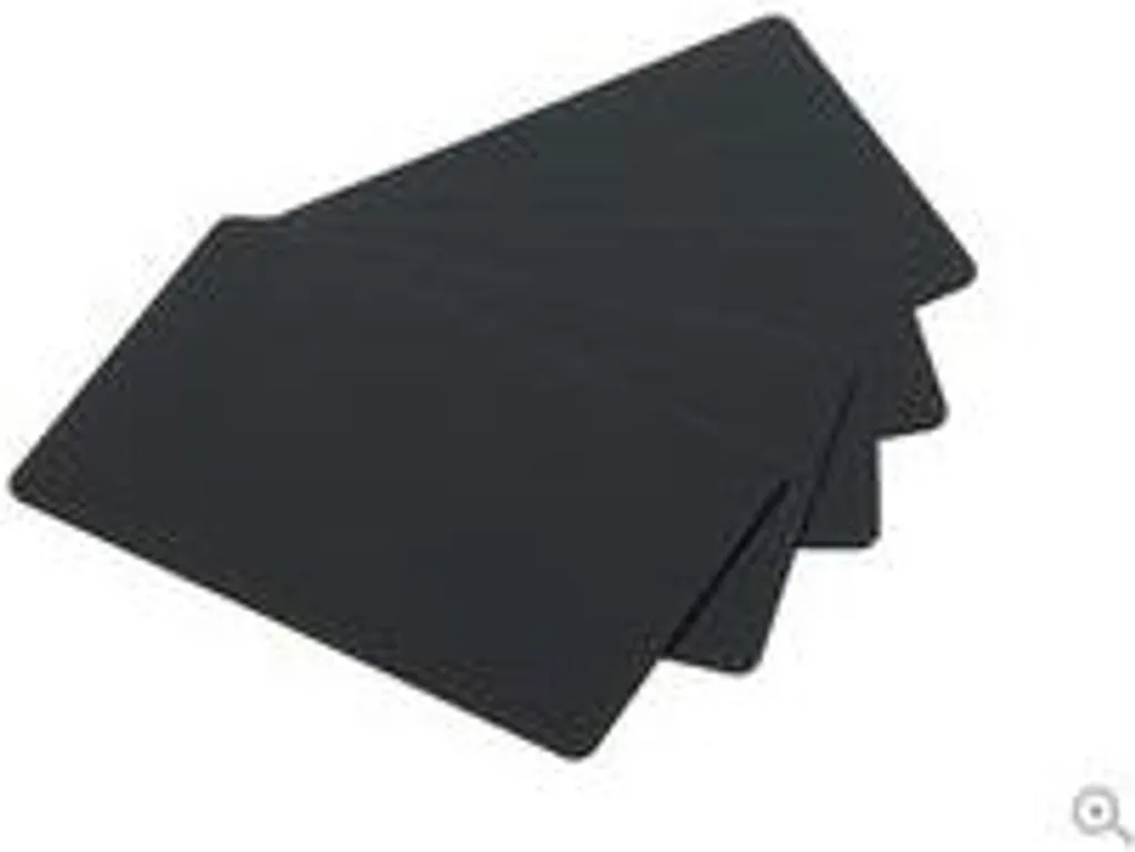 500 Carte Evolis C8001 Nero Opaco - Badge VIP ed Eventi Esclusivi