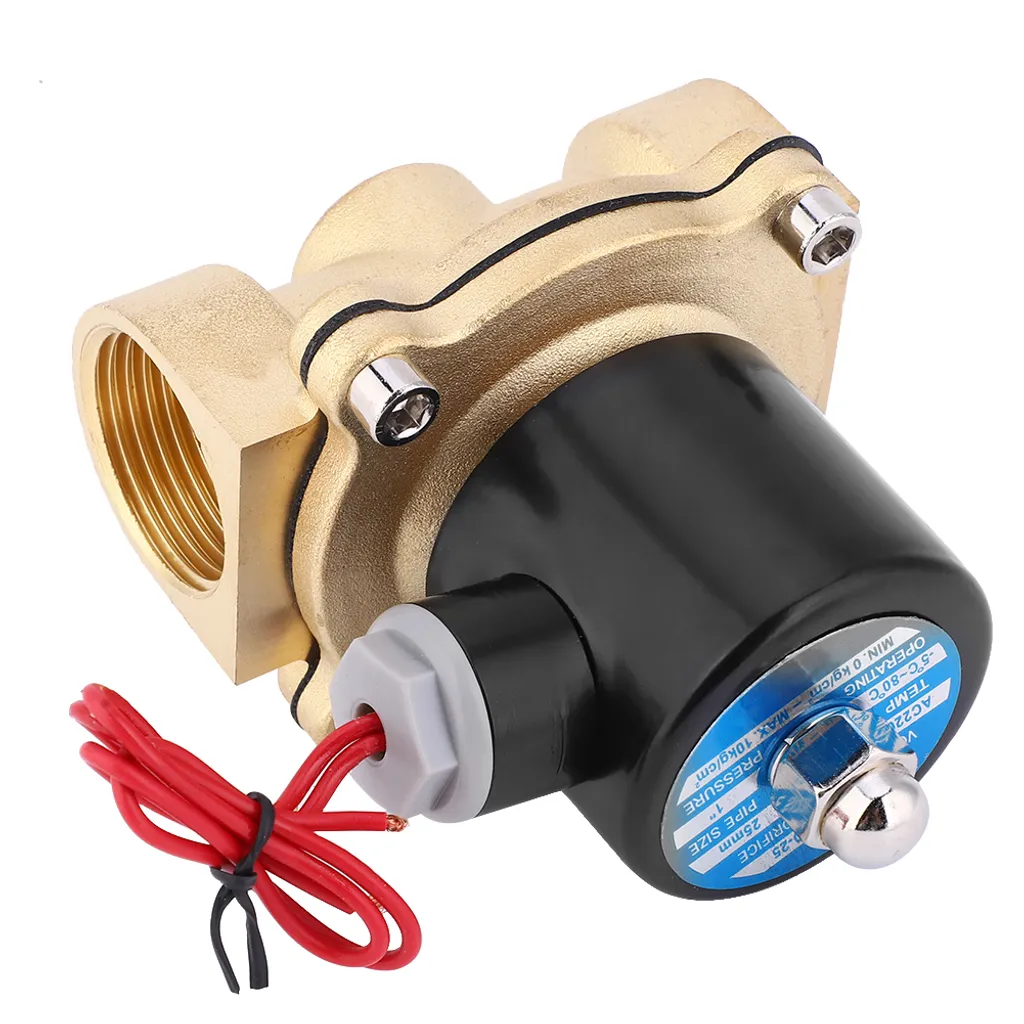 Valvola elettromagnetica, valvola a solenoide, valvola a solenoide, valvola a solenoide 2W250-25, valvola a solenoide normalmente chiusa