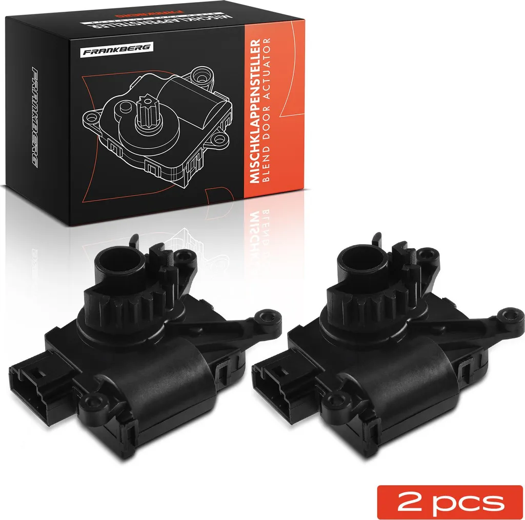 2x Moteur de volet de mélange Frankberg pour VW Golf VI et Audi A3 Q3