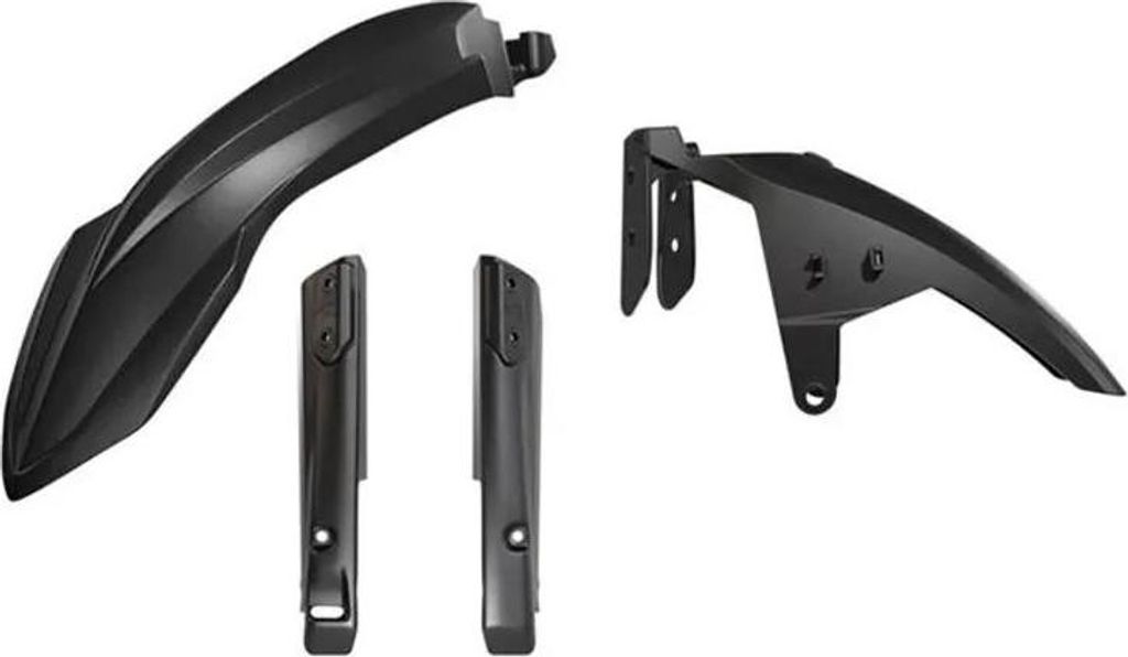 Rtech T7 Revolution Yamaha Tenere 700 19-24 Kotflügel-set Schwarz Schwarz One Size