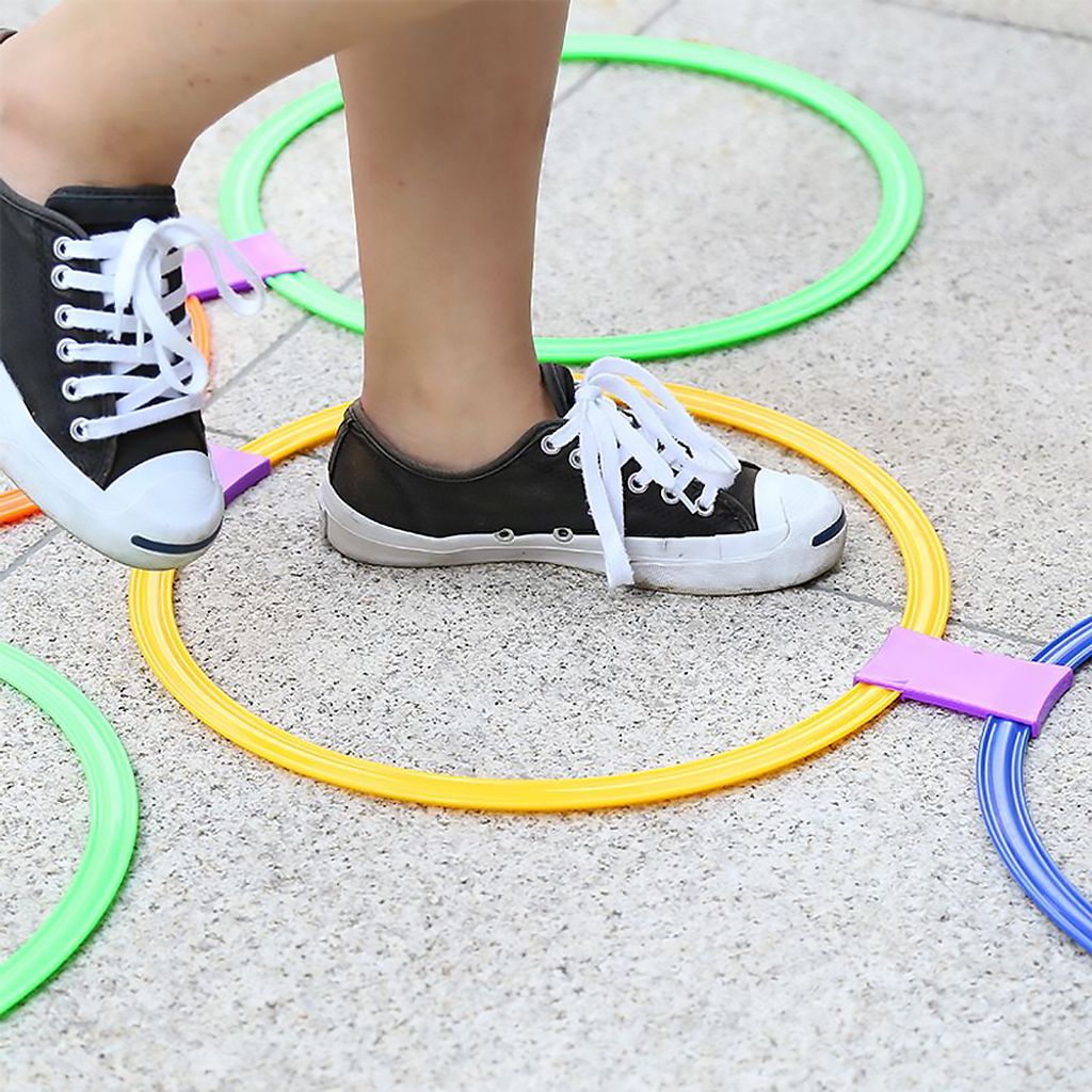 10pcs 28cm/38cm Agilität Geschwindigkeit Ring Fußball Fußball Basketball Sport Training Ringe Ausrüstung