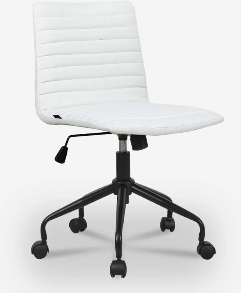 Siège de bureau Ergonomique Zolder Light Blanc avec Dossier Réglable
