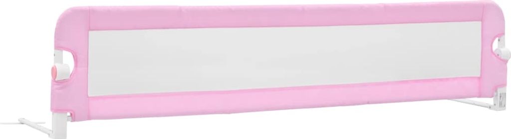 vidaXL Kleinkind-Bettschutzgitter Rosa 180x42 cm Polyester