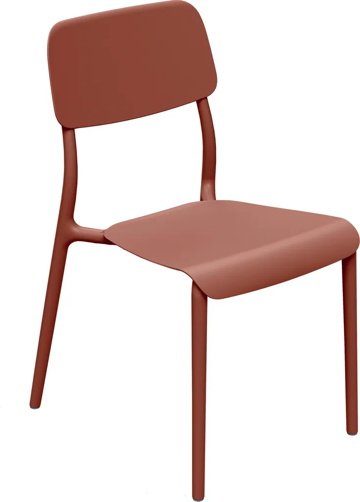 Chaise compacte RIMO gris AGATE, solution gain de place et confort