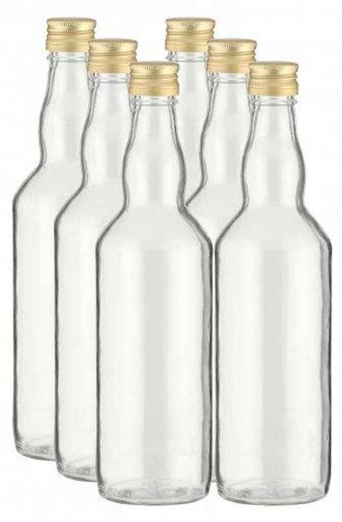 Glasflasche, ca. 500 ml, 6 Stück Produktbild 