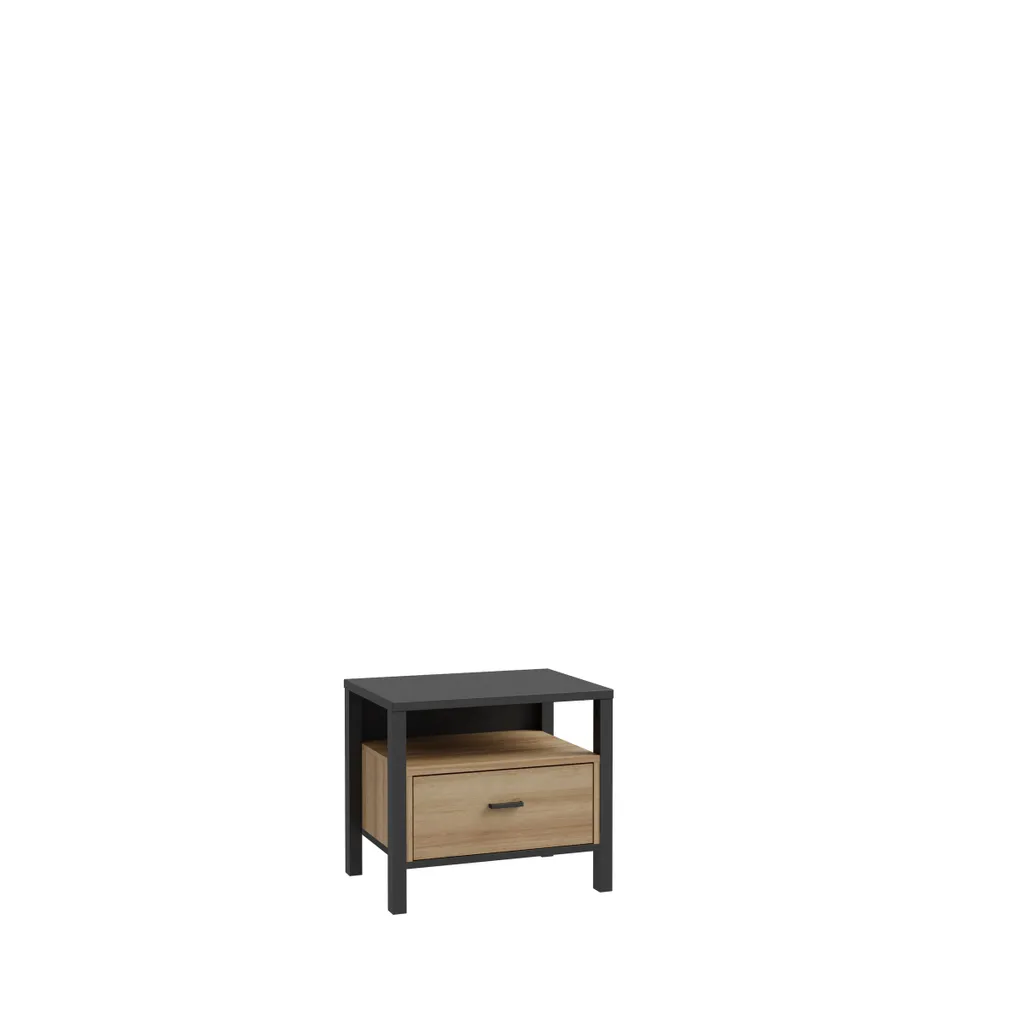 Chevet de Chambre Moderne HIGH ROCK pour Rangement de Nuit Discret