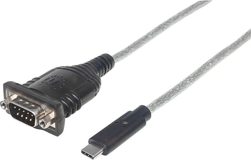 Manhattan 151283, Schwarz, Silber, 0,45 m, USB-C, Produktbild 
