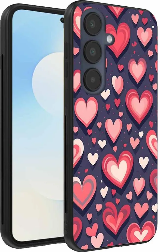 Custodia TPU Samsung Galaxy S25 FE Heart Design - Smartphonica