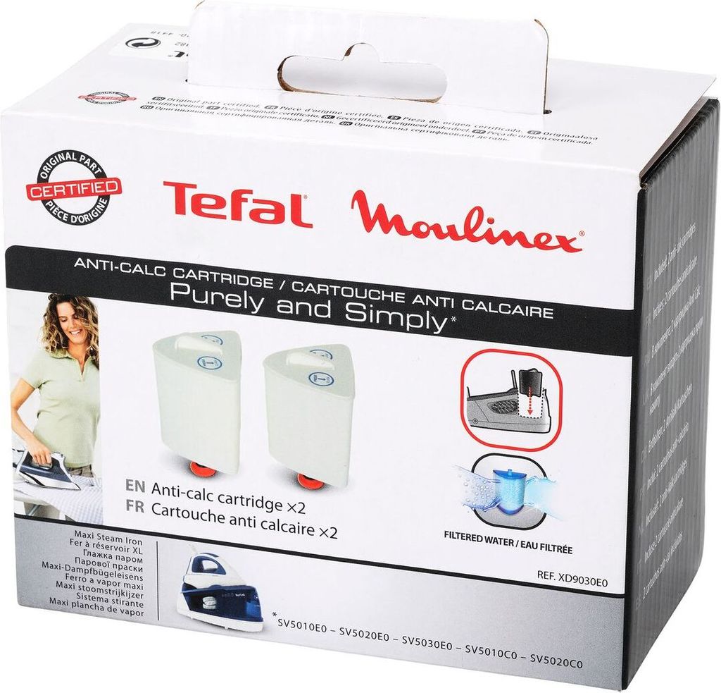 Tefal Tefal XD9030 - Cartouche anti-calcaire pour Tefal Image du produit 
