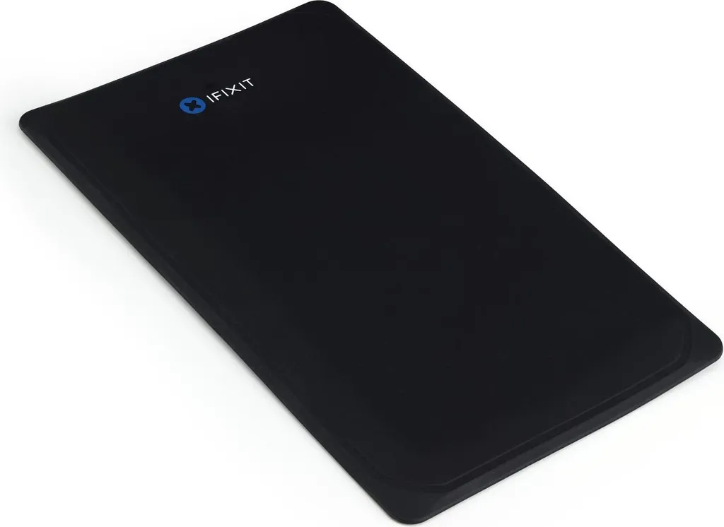 Tapis de travail en silicone iFixit noir antidérapant et thermorésistant