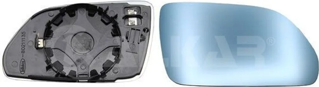 Verre de rétroviseur ALKAR 6414524 droit pour Octavia II 1Z 1Z1857522K
