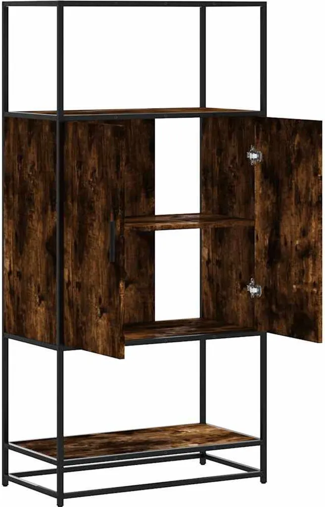 Credenza Maison Exclusive Rovere Affumicato | Mobile Soggiorno 4 Ante - 7