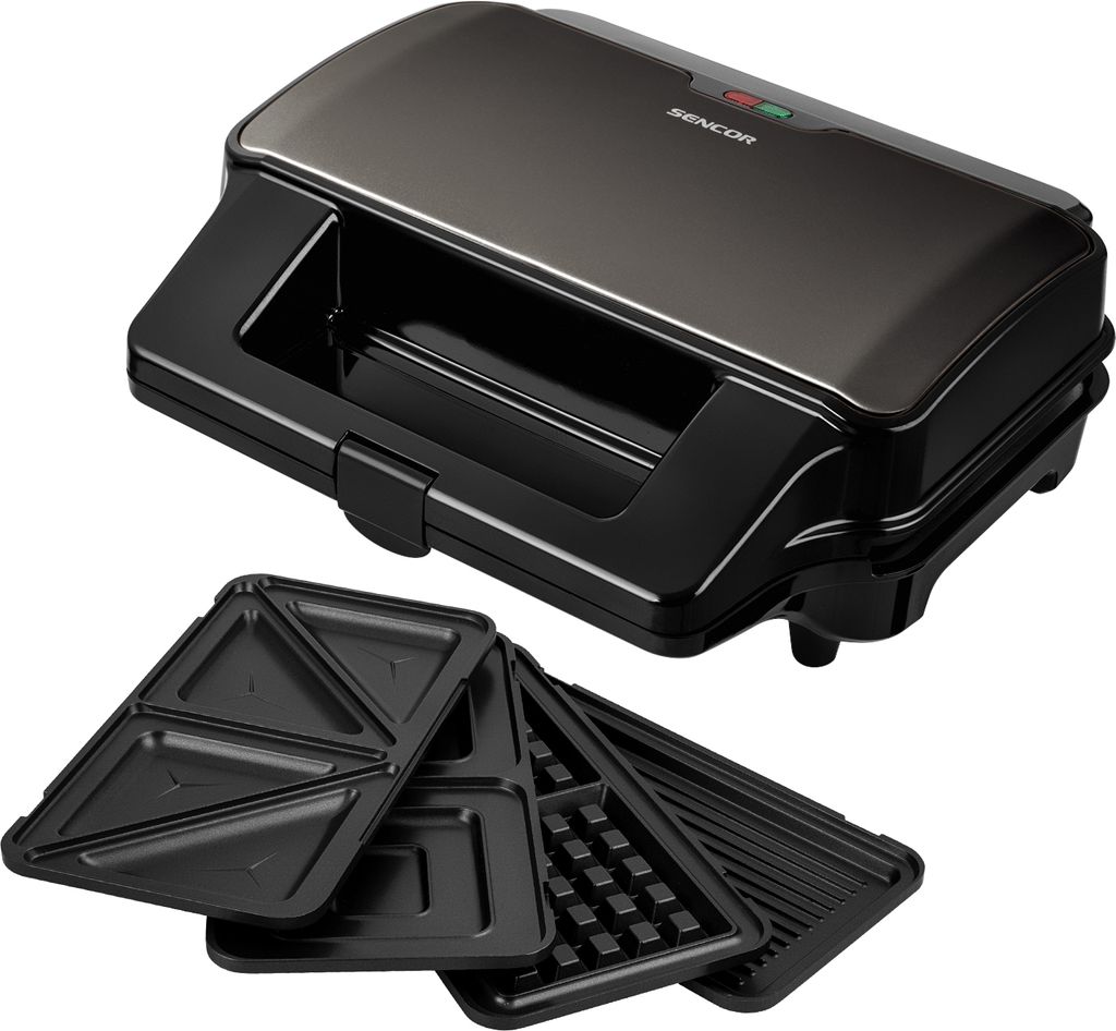 SENCOR SSM 9978BK Sendvičovač (4 v 1), nepřilnavá povrchová Obrázek produktu 