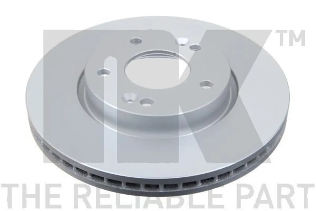 Paire de Disques de Frein Avant Ventilés pour Kia Soul et Venga NK