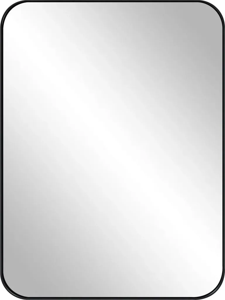 Miroir mural anti-corrosion 62x62 noir : la solution pour salle de bain