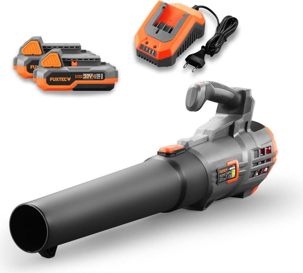 FUXTEC 20V Akku Laubbläser FX-E1LB20 SET 1 mit 2 x Akku Produktbild 1