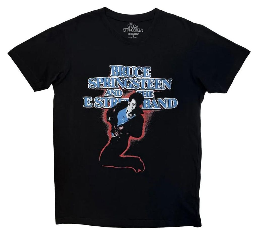 Bruce Springsteen - "E Street Tour ́84- ́85" T-Shirt für Herren/Damen Uni RO15582 (XXL) (Schwarz)