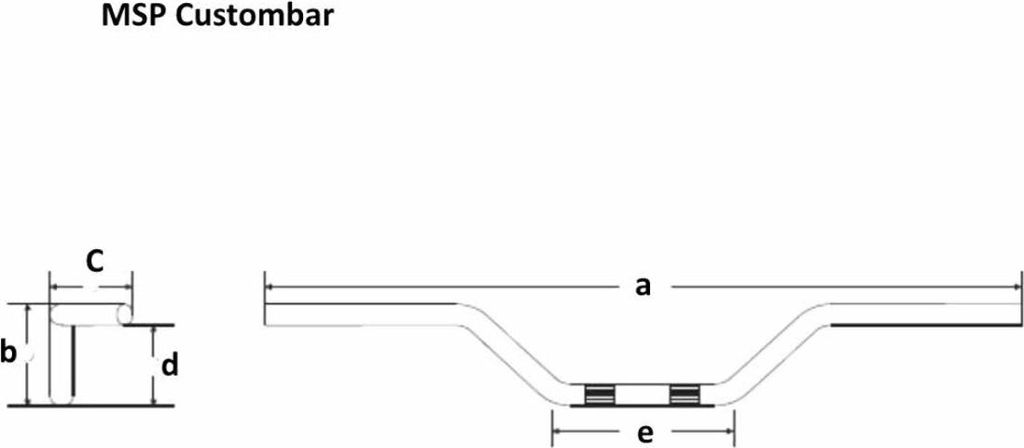 FEHLING Custom-Bar hoch 850 mm schwarz